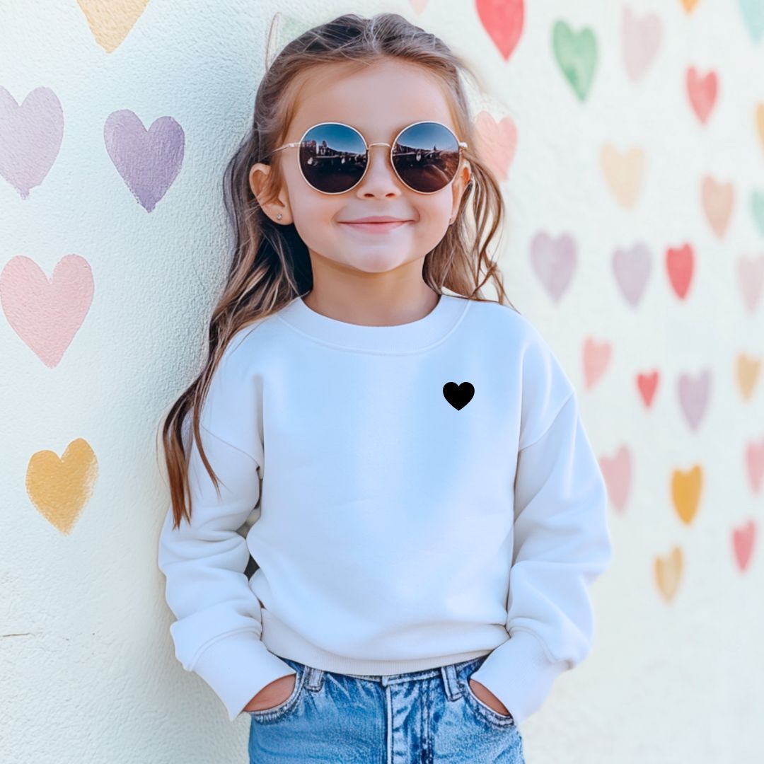 kids sweatshirt heart kids sweatshirt heart