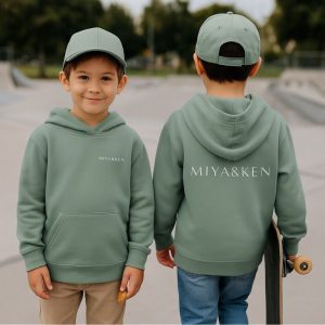 miya & ken kids hoodie logoprint ii