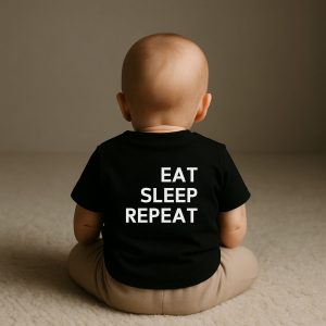 baby shirt eat sleep repeat