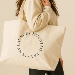 premium canvas bag in my laundry mountain era