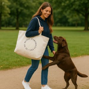 premium canvas bag in my muddy pawprints era
