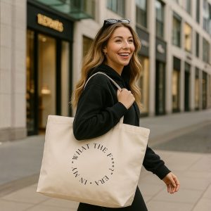 premium canvas bag in my "what the f***" era