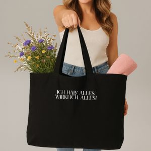 premium shopping bag ich habe alles